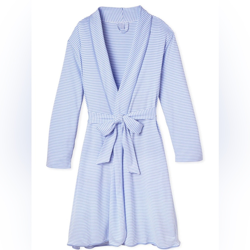 LAKE- NEW Pima Robe in Hydrangea, XL